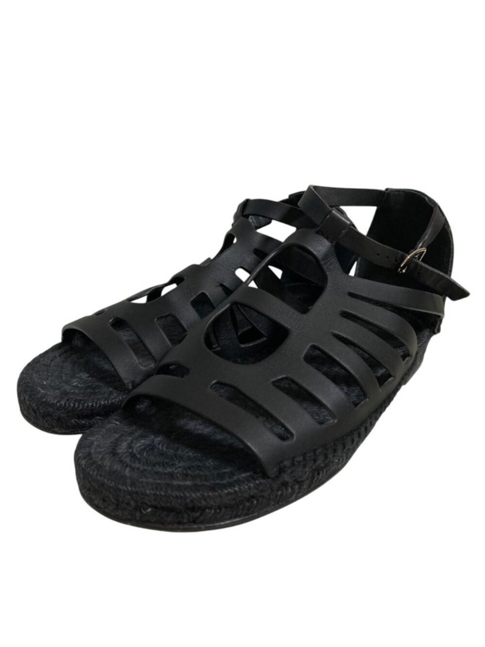 Hermes Costanza Espadrilles Sandals Black Spring Summer